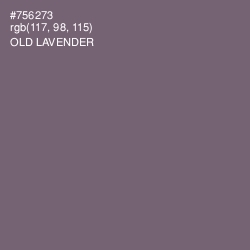 #756273 - Old Lavender Color Image